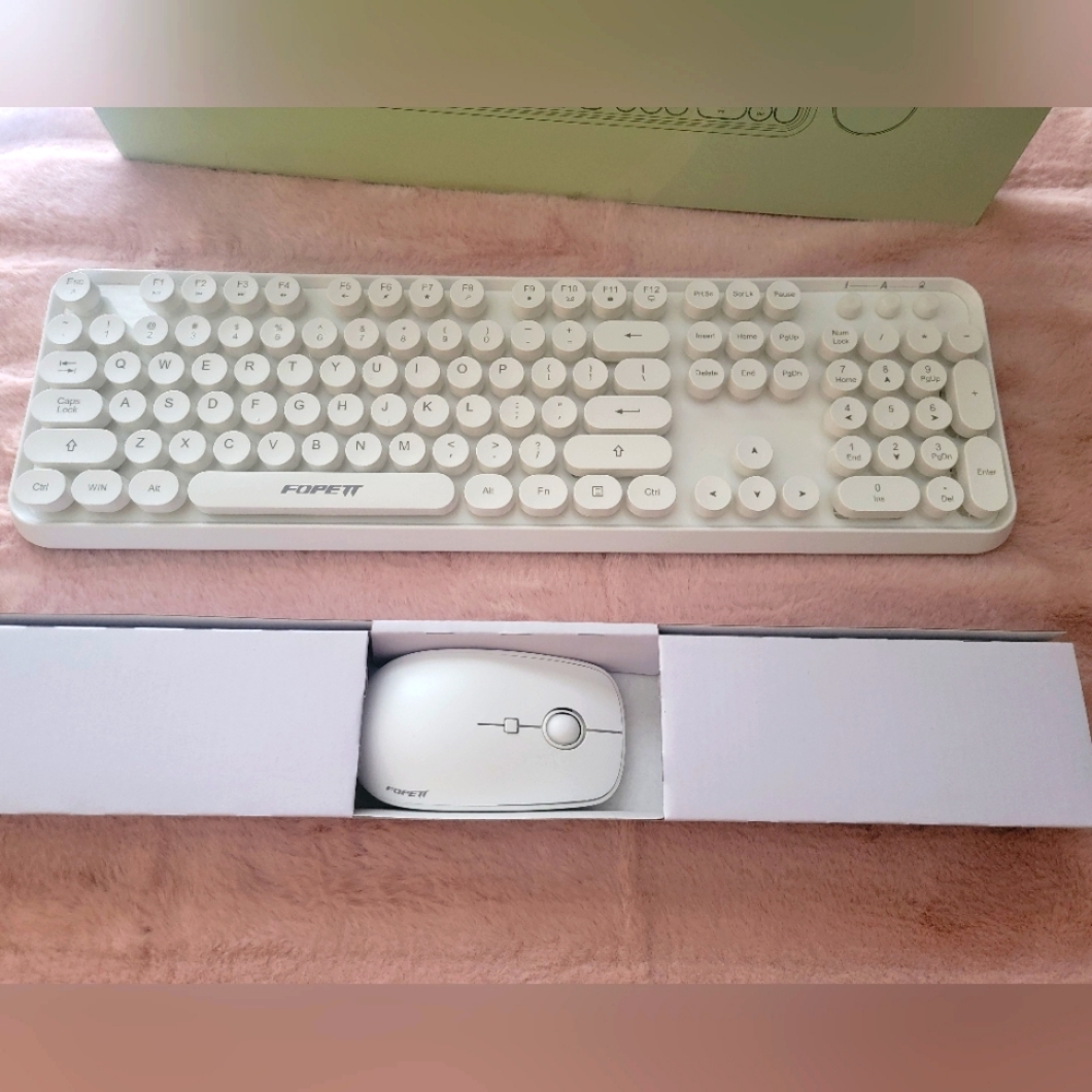 New 💢💥💫fopett Wireless Keyboard